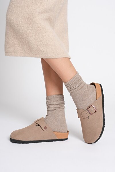 besoin shoes store نعال منزلية شتوية مغلقة من الأمام مصنوعة من الصوف لتقويم العظام