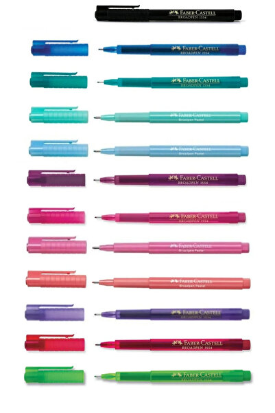 Faber Castell 12 Pcs Broadpen 0.8 mm Pen Set