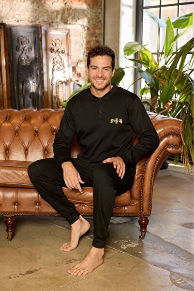 PİJAMOOD ERKEK İNTERLOK CEPLİ PİJAMA TAKIMI