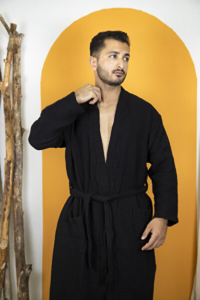 Cosibello Home Μπουρνούζι μουσελίνας 4 στρώσεων - Μπουρνούζι Unisex 100% βαμβάκι