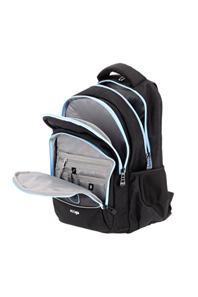 Strigo Ghiozdan Misty+ Black Bicycle PL009, 24L, 39X27X18cm