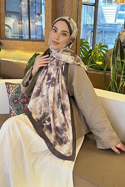 lamelif شال من الخيزران بنمط زهور الباتيك إكرو