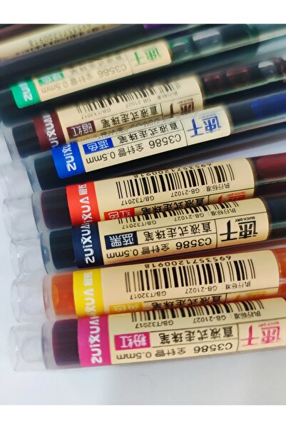 Poli Art Design Sıvı mürekkep 12 renk kalem seti