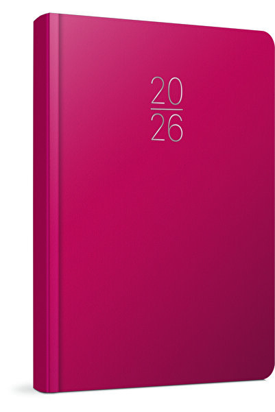 Gıpta 2026 100-ECK İplik Dikişli - Sert Kapak 14x20 Günlük Beyaz Ajanda