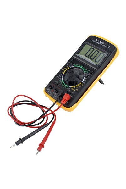 PROCART Digital multimeter 9V, LCD display, 32 positions, automatic shutdown, measurement cable