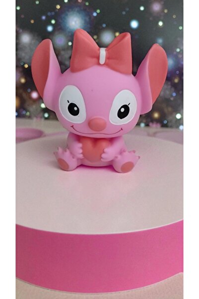 FAMEMUS ACCESSORY Stitch Alttan Açılabilir Kumbara 17 cm boyutu