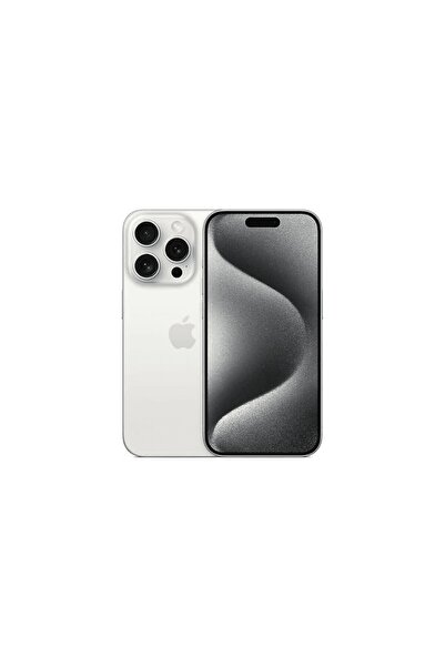 Apple Yenilenmiş IPHONE 15 PRO 256GB -B Kalite- Beyaz Titanyum