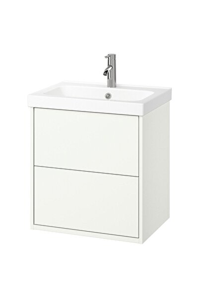 hobiurun Lavabo dolabı kombinasyonu, beyaz, 62x49x69 cm, DALSKAR batarya