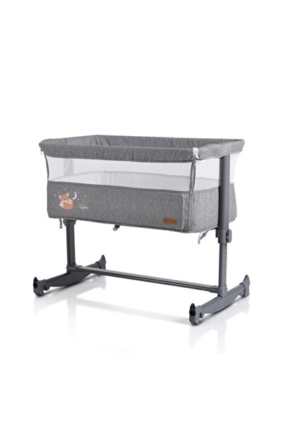 Cangaroo Balansoar pentru pătuț Always Together - Gri, Co-Sleeper cu lateral glisant