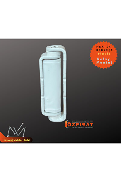 ÖZFIRAT PVC YAPI Pvc Pimapen Kapı Pencere Menteşesi Tamamı Çelik 80 mm-Pimsiz-Pratik Menteşe-Beyaz Renk