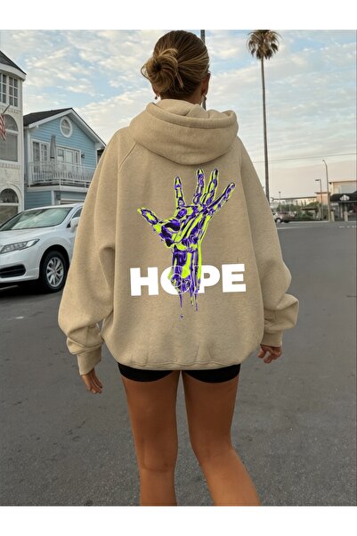 ArtYus Unisex Hope El Colored Special cu imprimeu Cotton supradimensionat cu ...