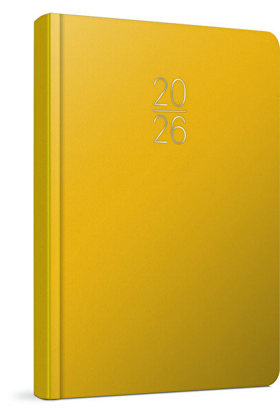 Gıpta 2026 100-ECK İplik Dikişli - Sert Kapak 14x20 Günlük Beyaz Ajanda