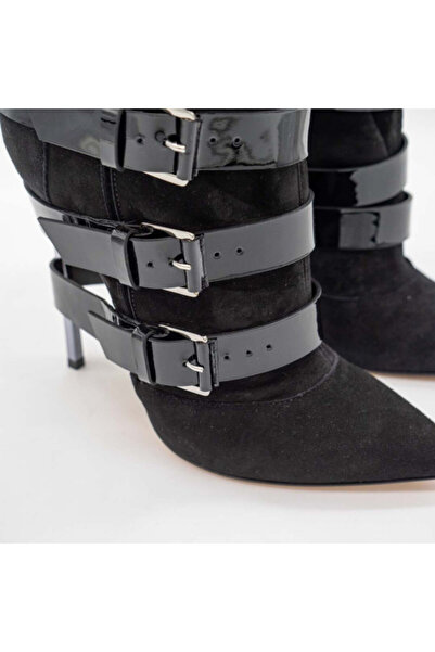 Casadei Elegant Boots - Black Suede