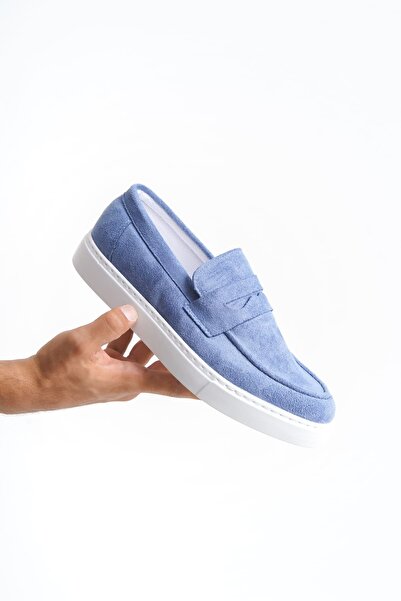 EBRUS TREND Et180 Estilo X Laceless Suede Men's Casual Sports Classic Shoes Bt - Blue