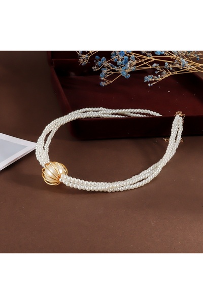 SIC MODA Colier Perle 6124