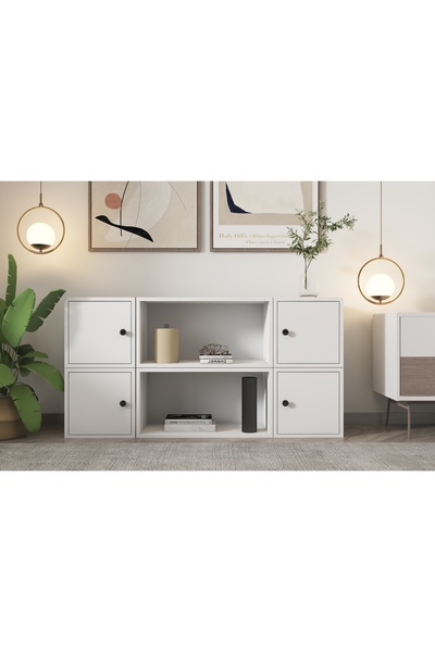 nettrends.net the new trend of shopping Modern Çok Bölmeli Kapaklı Konsol Otu...