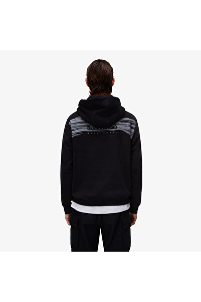 Napapijri B-Back Graphic Men's Black Sweatshirt