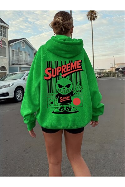 ArtYus Φούτερ Unisex Supremee Colorful Special με τύπωμα Cotton oversized με ...