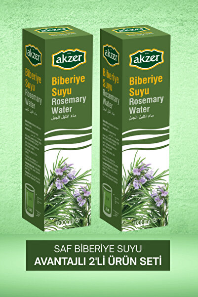 Akzer Biberiye Suyu Avantalı 2'li Ürün Seti (2 Litre)