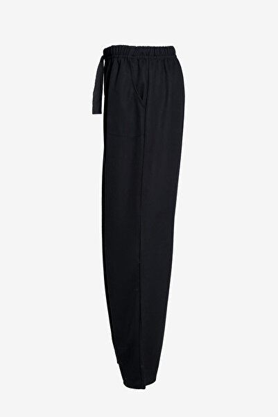 birizmoda Pijamale lungi cu buzunar -Negru