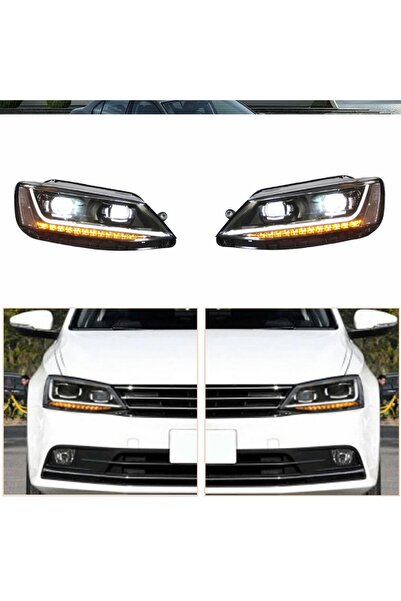 X POWER TUNİNG VW JETTA 2015-2016-2017 MK6 PASSAT B8 DİZAYN LEDLİ ÖN FAR