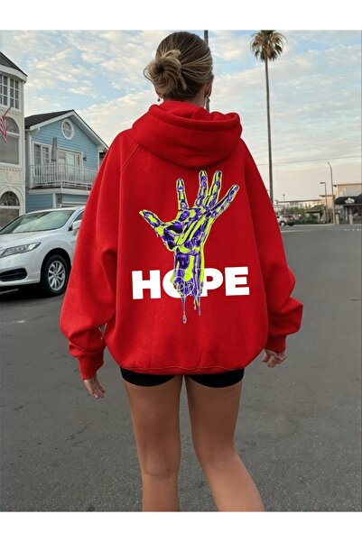 ArtYus Unisex Hope El Colored Special cu imprimeu Cotton supradimensionat cu ...