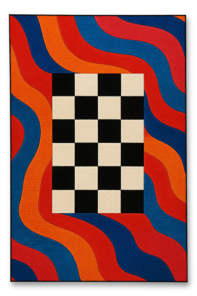 Rugs Modern Halı MOSSO Μοτίβο λουλουδιών με σχέδιο υφαντής βάσης Vintage Διακ...