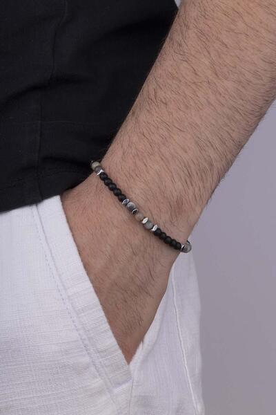 Gümüş Pazarım سوار من حجر الهيماتيت واليشم الطبيعي