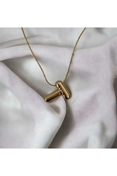 pure age Top Quality Embossed Balloon Letter Necklace