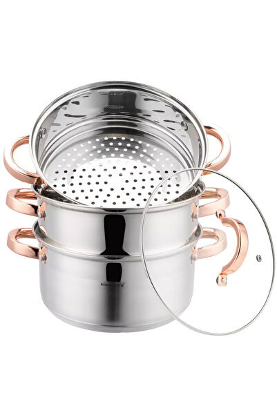 Other OALĂ KLAUSBERG CU ABUR 4 BUCĂȚI 22cm KB-7732 AUR ROZ