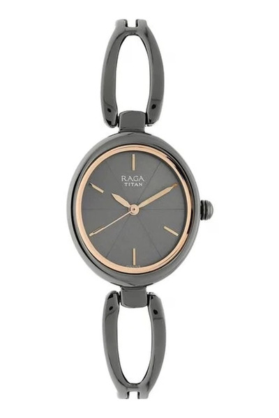 Titan Women's Analog Anthracite Dial Watch - 2579QM01