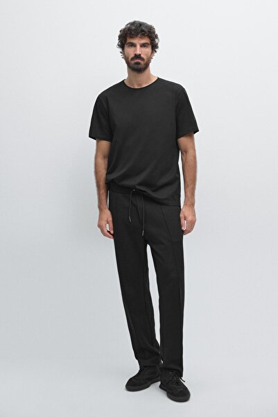 Massimo Dutti Bisiklet yaka regular fit t-shirt