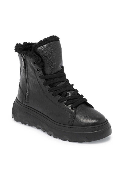Tergan Siyah Hakiki Deri Kadın Bot - K23K1BT66918-A41
