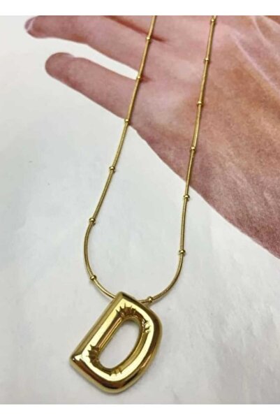 pure age Top Quality Embossed Balloon Letter Necklace