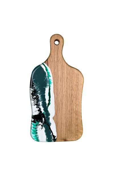 CVCWOOD Epoxy Resin Cutting Board and Serving Board 44 cm X 25 cm