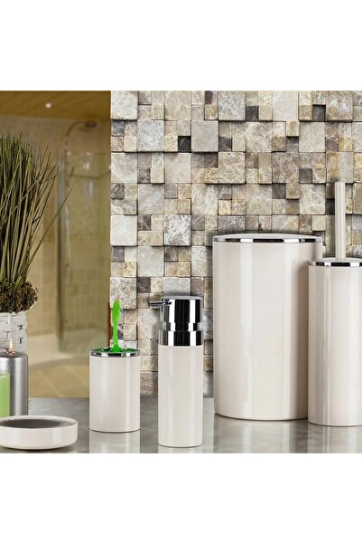 pirimanova طقم حمام فاخر من توسكانا مكون من 5 قطع - طقم إكسسوارات حمام فاخر و...