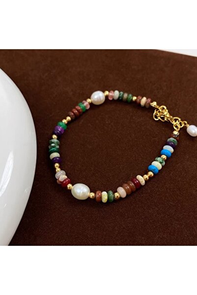 SIC MODA Bracelet Stainless Steel 304 and Natural Stones 6110