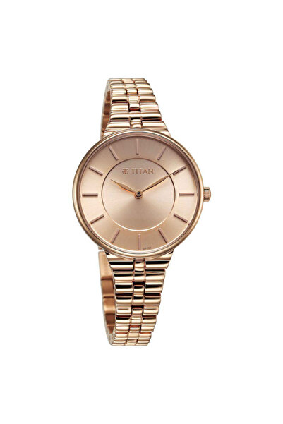 Titan Women's Analog Rose Gold Dial Watch - 95245WM01