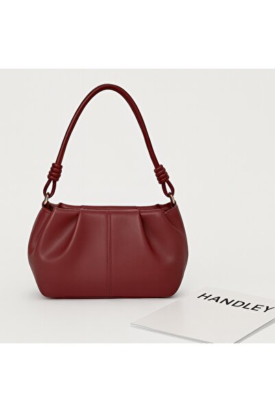 Handley Geantă de umăr cu detaliu pliat de lux