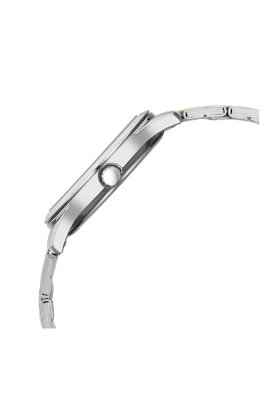 Titan Men's Analog Silver White Dial Watch - 1823BM03