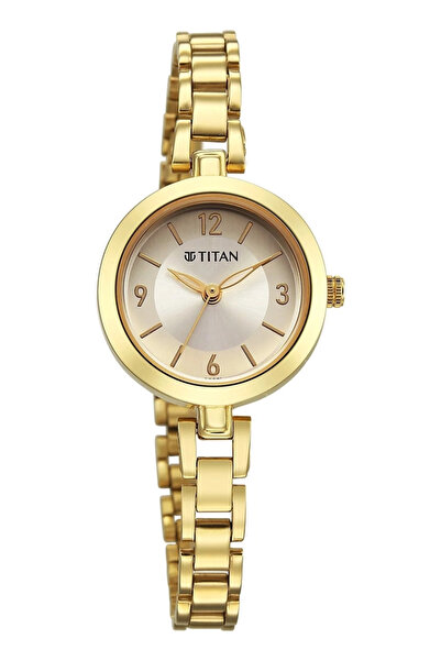 Titan Women's Analog Beige Dial Watch - 2598YM05