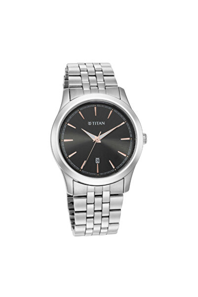 Titan Men's Analog Black Dial Watch - 1823SM01