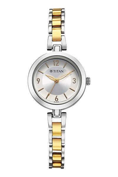Titan Women's Analog Silver Dial Watch - 2598BM02