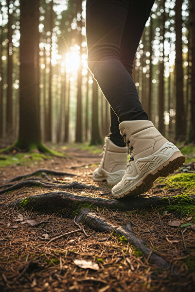 Deri De Luxe Ανδρικές μπότες πεζοπορίας εξωτερικού χώρου με φερμουάρ