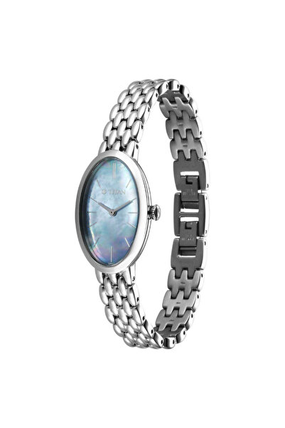 Titan Women's Analog Mother Of Pearl Dial Watch - 95246SM01