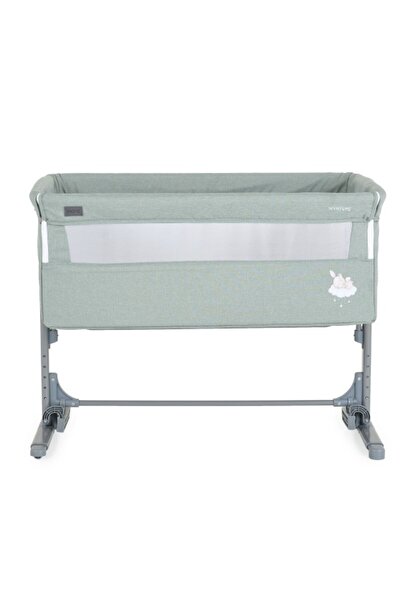 Moni Baby Cot 3 in 1, Mystery Green, Co-Sleeping Function, Swing, Anti-Reflux System, Adjustable Hei