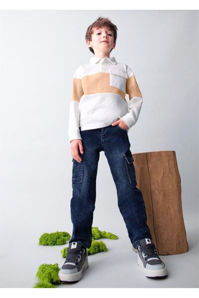 MAYORAL Boy's Cargo Pants Navy Blue 4563