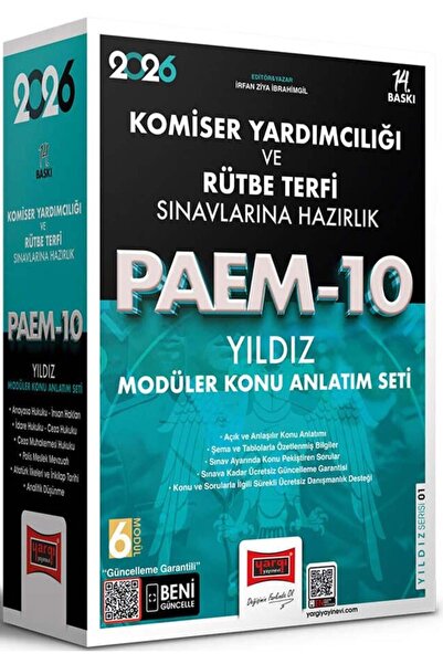 Yargı Yayınları 2026 PAEM Komiser Yardımcılığı ve Rütbe Terfi Sınavlarına Haz...