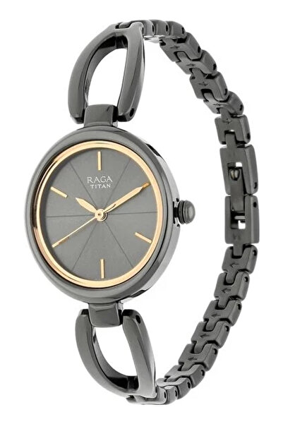 Titan Women's Analog Anthracite Dial Watch - 2579QM01