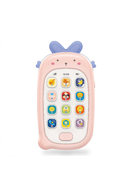 huanger - Kid's Musical Fun Animal Mobile Phone - Bunny - Pink
